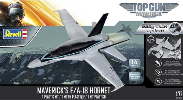 Revell Top Gun Maverick’s F/A-18 Hornet 1/72 Scale 85-1267