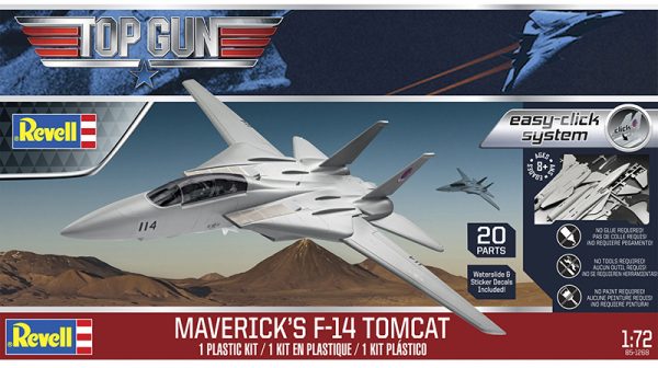 Revell Top Gun Maverick’s F-14 Tomcat 1/72 Scale 85-1268