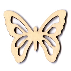 Classic Scroll Butterfly - 3"