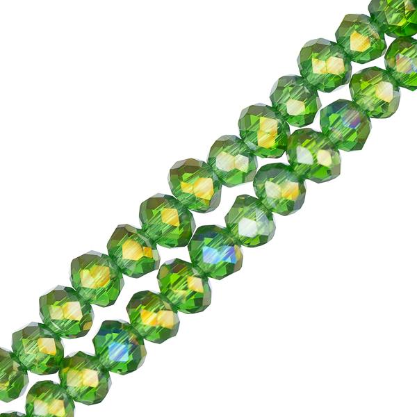 Crystal Lane Rondelle 3x4mm Transparent Green AB 110/Strand Crystal Lane Rondelle 3x4mm Transparent Green AB 110/Strand Crystal Lane Rondelle 3x4mm Transparent Green AB 110/Strand