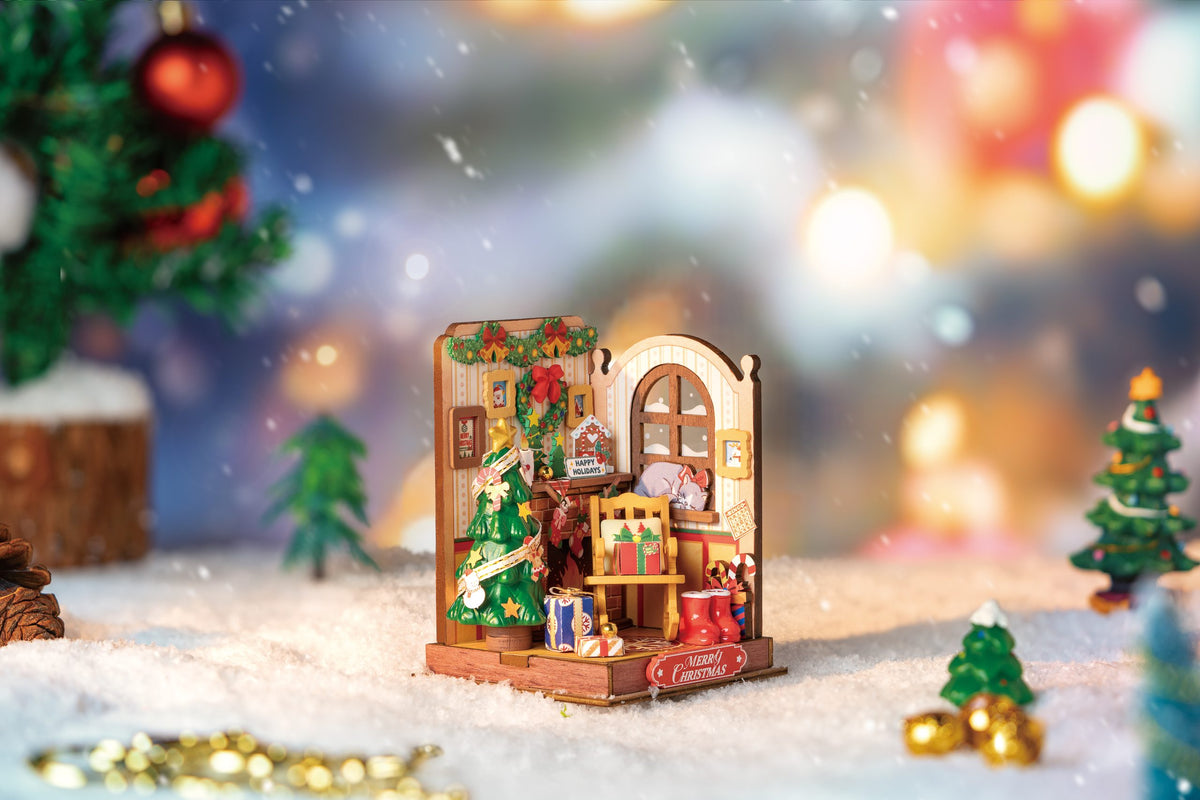 ROKR 3D Wooden Puzzle, Christmas Fireplace