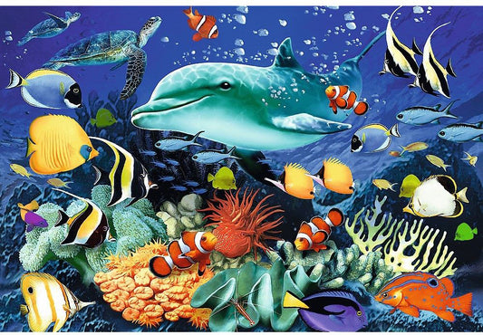 Sea Life Wooden Puzzle 500pc