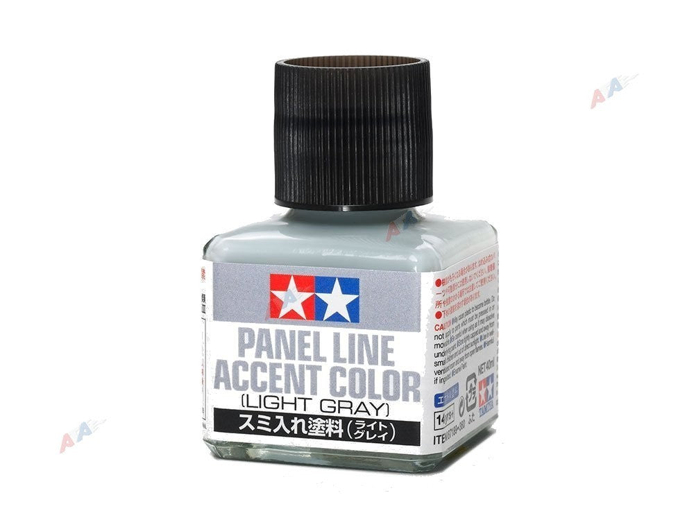 Tamiya Panel Line Enamel Accent Color Light Gray (40ml)