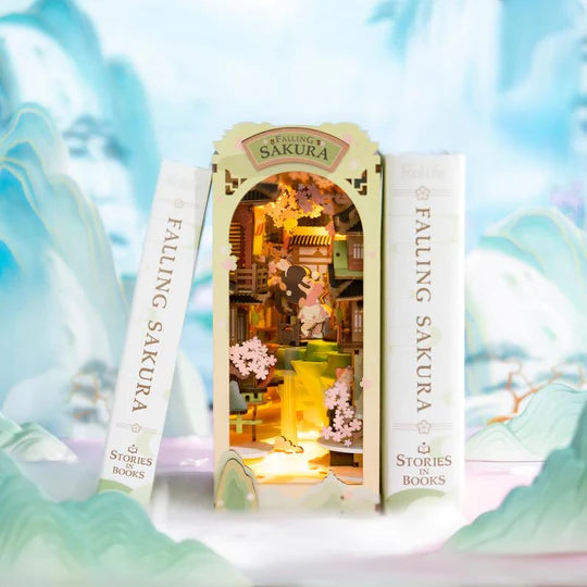 Falling Sakura  Robotime Rolife TGB05 DIY Miniature Book Nook Kit