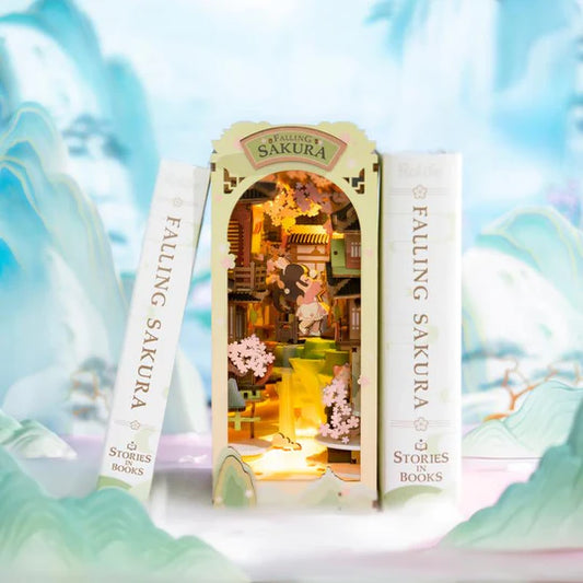 Falling Sakura  Robotime Rolife TGB05 DIY Miniature Book Nook Kit
