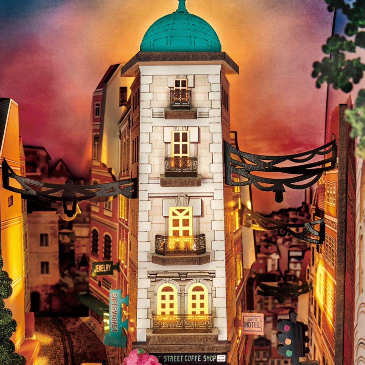 Rolife DIY Book Nook Kit - Street Scene TGB13