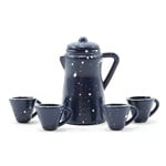 Miniature - Blue Enamelware Coffee Set 6pc