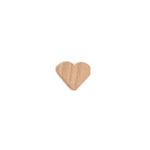 Heart - 1/2" wide x 1/8" thick hardwood