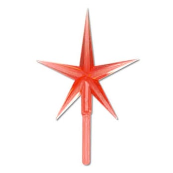 Red Star For Ceramic Tree - 2"