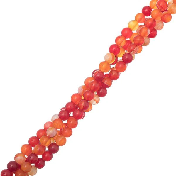 6mm Rhodonite (Natural) Beads 15-16" Strand (Copy)