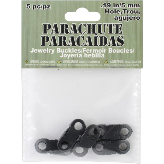 Parachute Cord Jewelry Buckles 5mm 5/Pkg