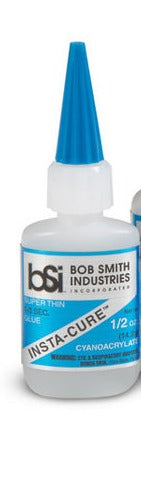 Insta-cure super thin Super Glue 1/2oz by Bob Smith Industries (BSI)