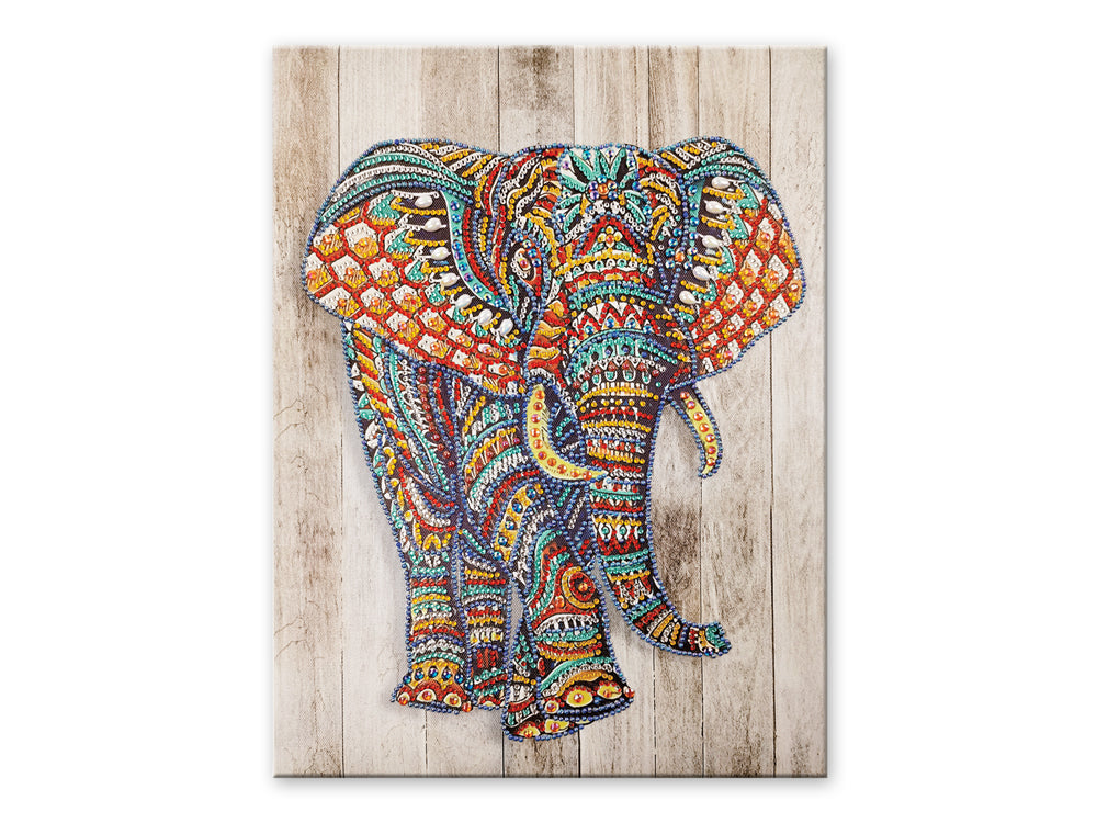 Craft Medley Diamond Painting Canvas Art Kit-Majestic Elephant