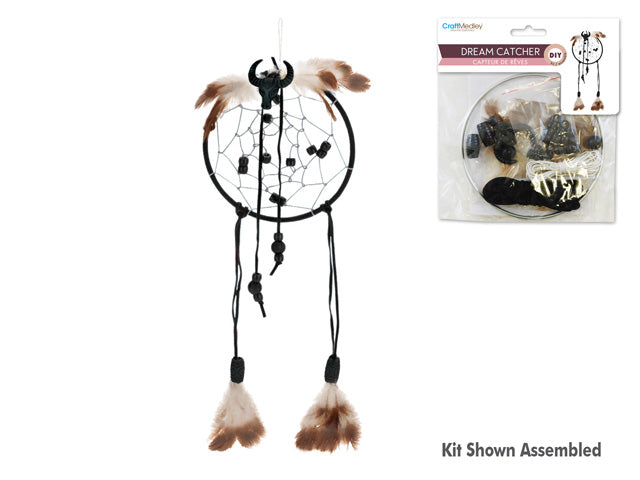 Dream Catcher Kit - 5" Circle-BLACK