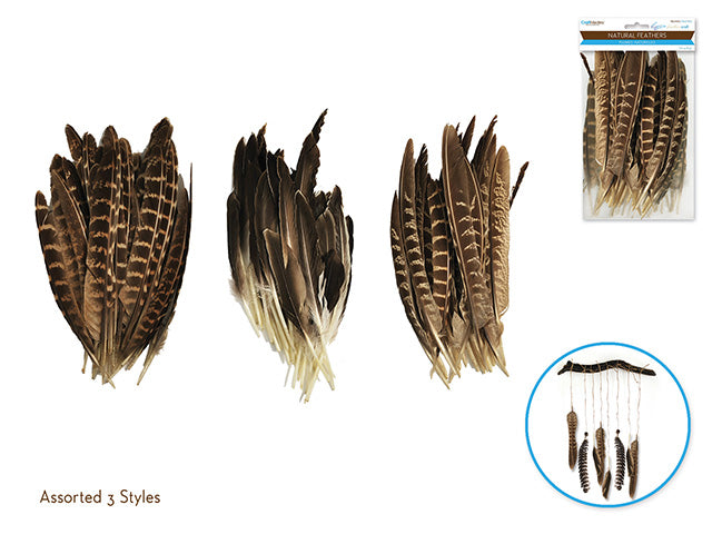 Feather Craft: 6"-8" Au Naturel 8g