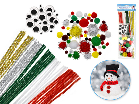 Seasonal Wonders: DIY Value Craft Pack Chenille/Poms/Eyes