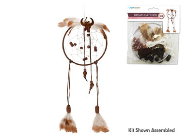 Dream Catcher Kit - 5" Circle-BROWN