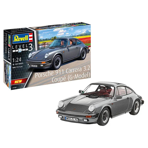 Revell 07688 Porsche 911 Carrera 3.2 Coupe G Model 1/24 Scale RVG