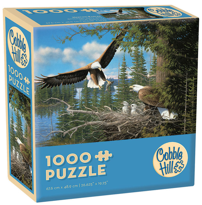 Cobble Hill  1000pc Puzzle - Nesting Eagles