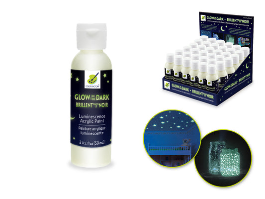 Color Factory: 2oz Glow-in-the -Dark Luminescence Paint