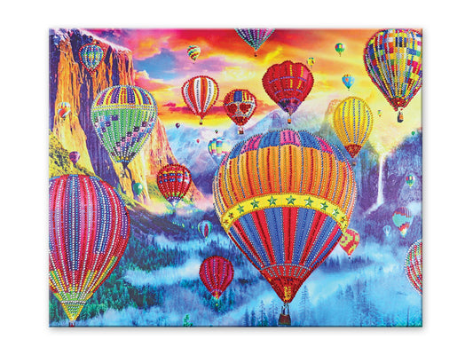 Craft Medley Diamond Painting Canvas Art Kit-Hot Air Balloon