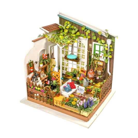 Rolife Miller's Garden Library DIY Miniature House Kit DG108