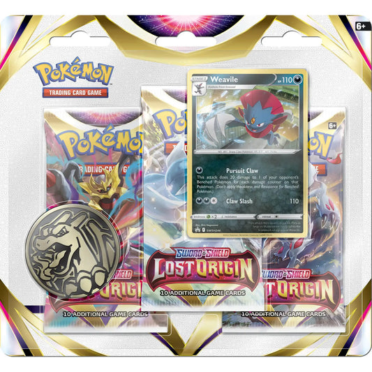 Sword & Shield—Lost Origin 3 Blister Pack September 9th 2022