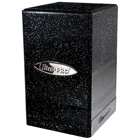 Ultra Pro Satin Tower - Glitter Black