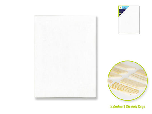 Stretch Artist Canvas: Rect. 16"x20" Primed Back-Stapled