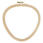 UNIQUE CRAFT Wood Embroidery Hoop - Shaped