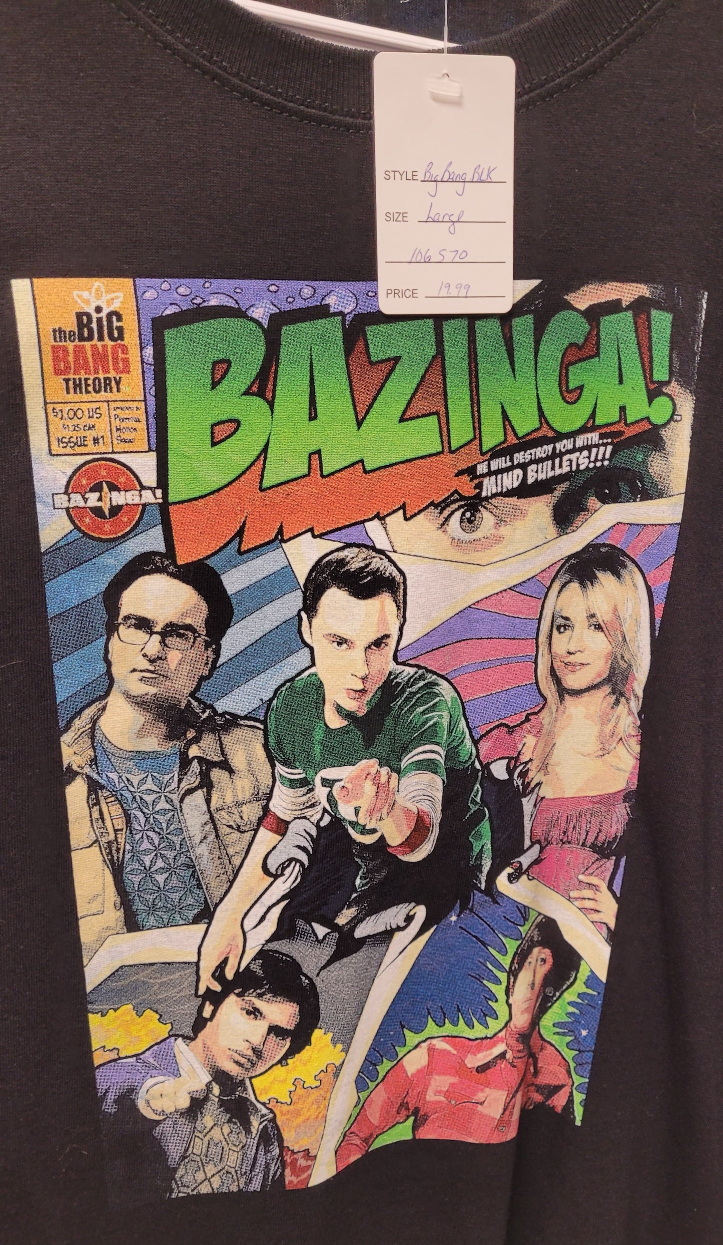 Big Bang Theory Comic book Cover T-Shirt