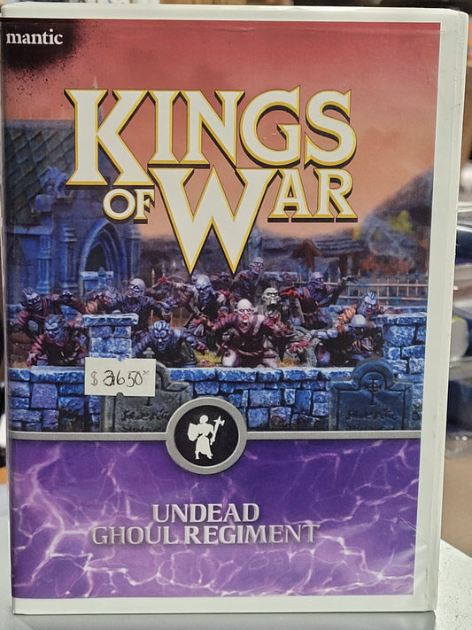 Kings of War 20 Undead Ghoul Regiment