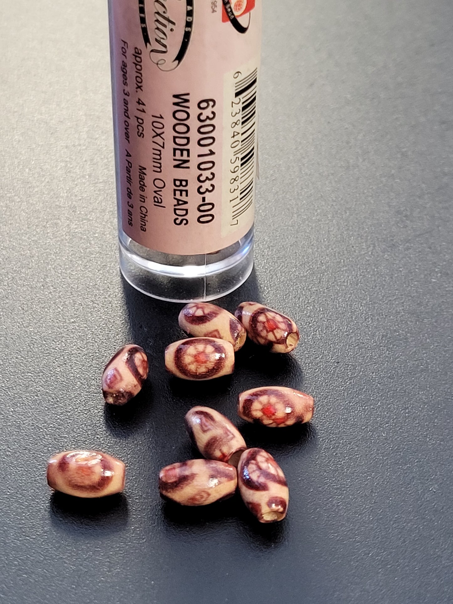 Wooden Beads 10x7mm Oval