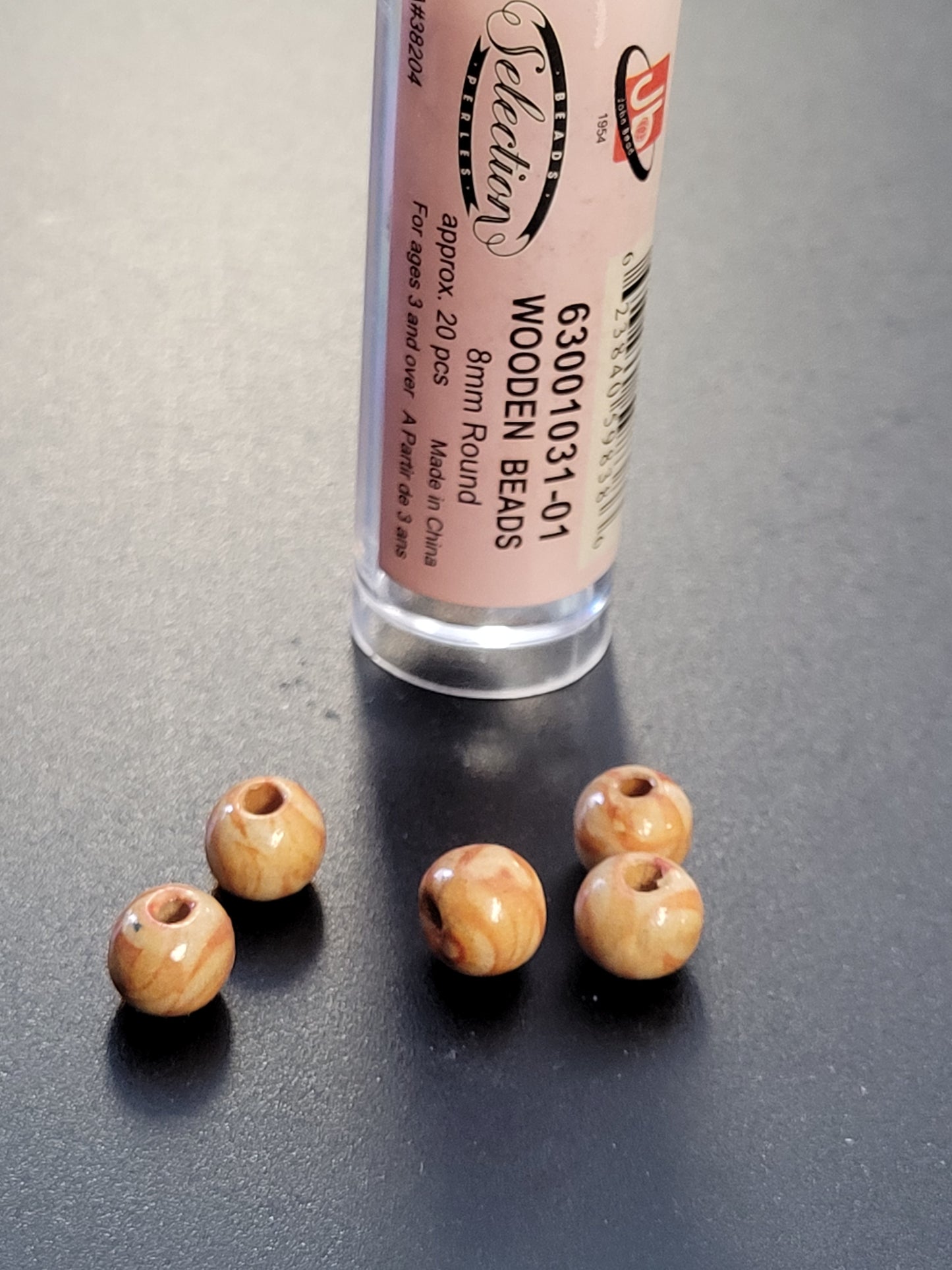 Wooden Beads 8mm Round