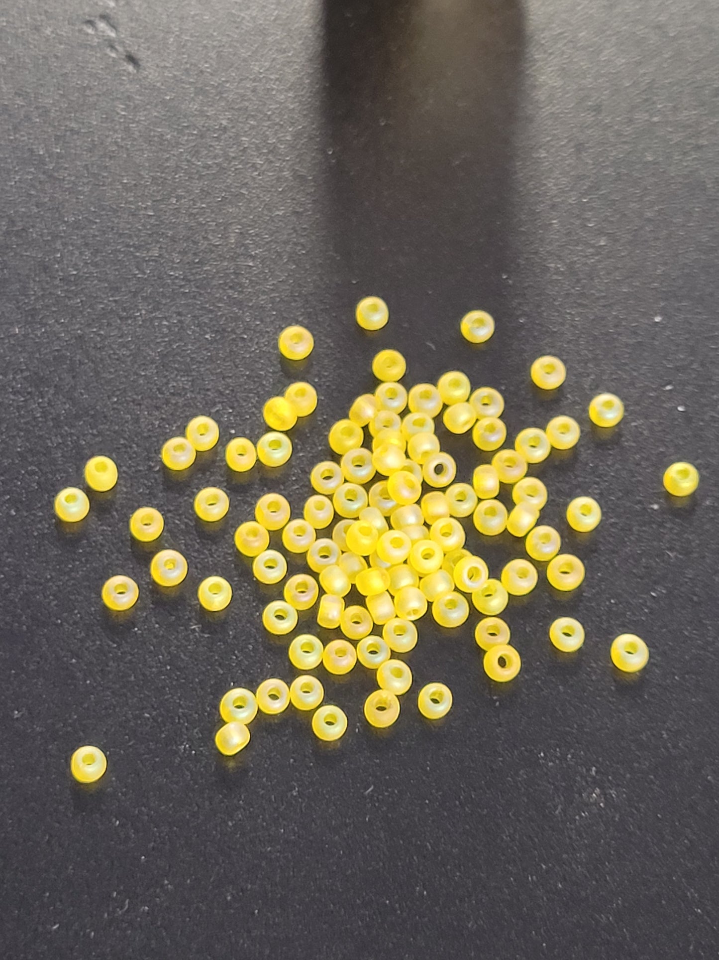 Transparent Yellow Seedbeads