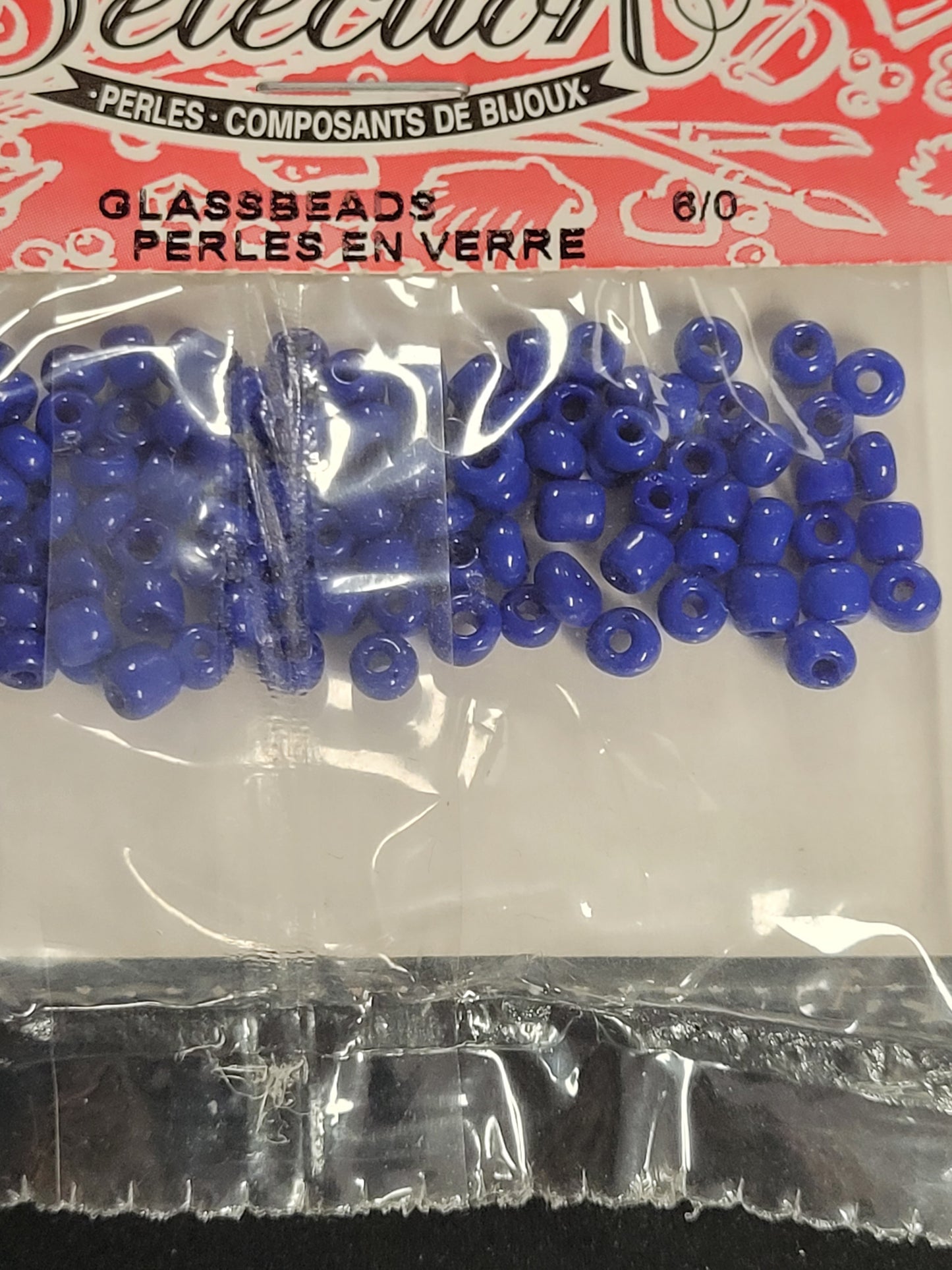 Opaque Royal Blue 6/0 Seedbeads