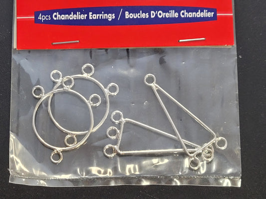 4pc Chandelier Earrings