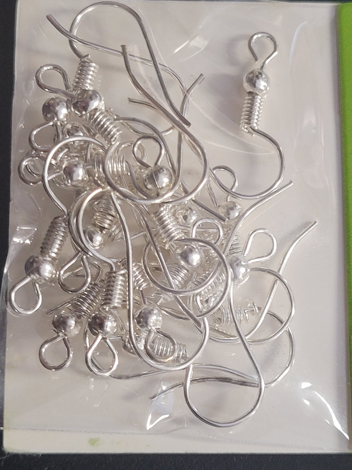 Fishhook Earrings - Silver Plated 18mm