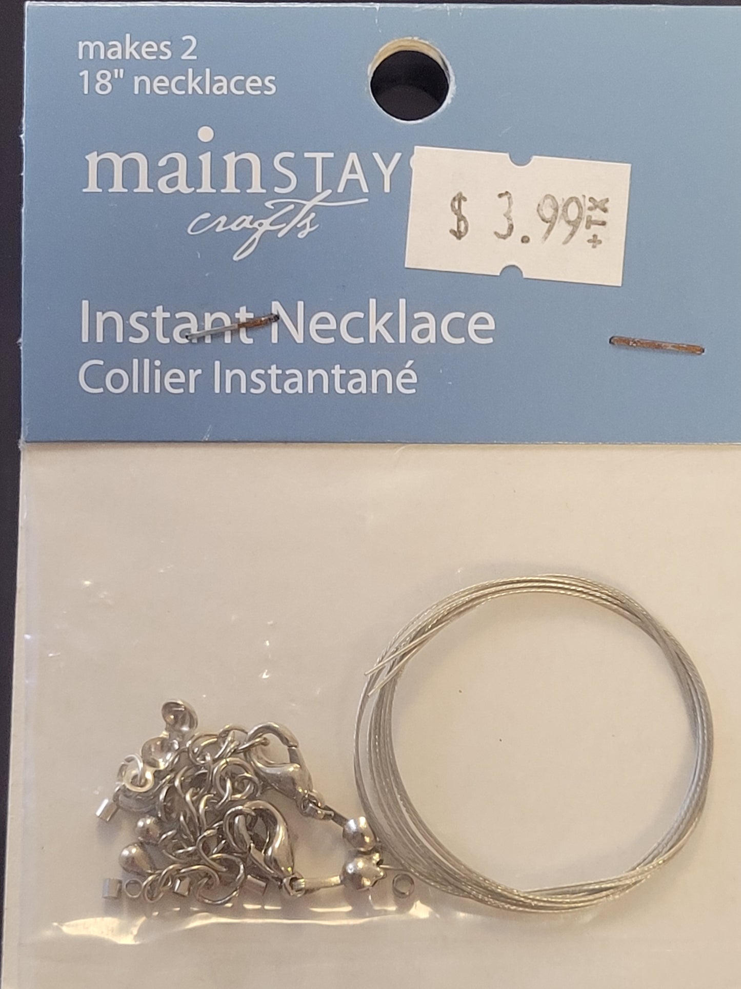 Mainstays Crafts Instant Necklace