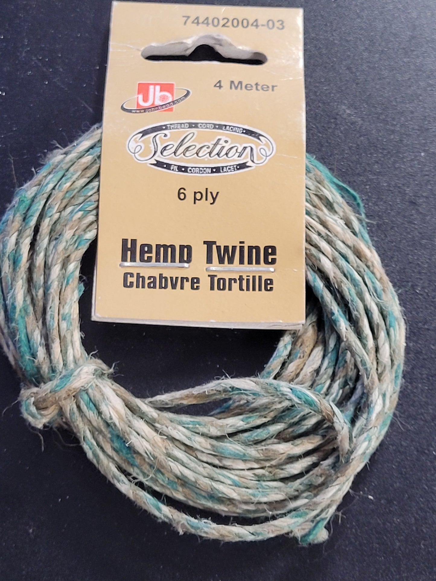 Hemp 6ply/2.5mm Two-Tone Army 4m