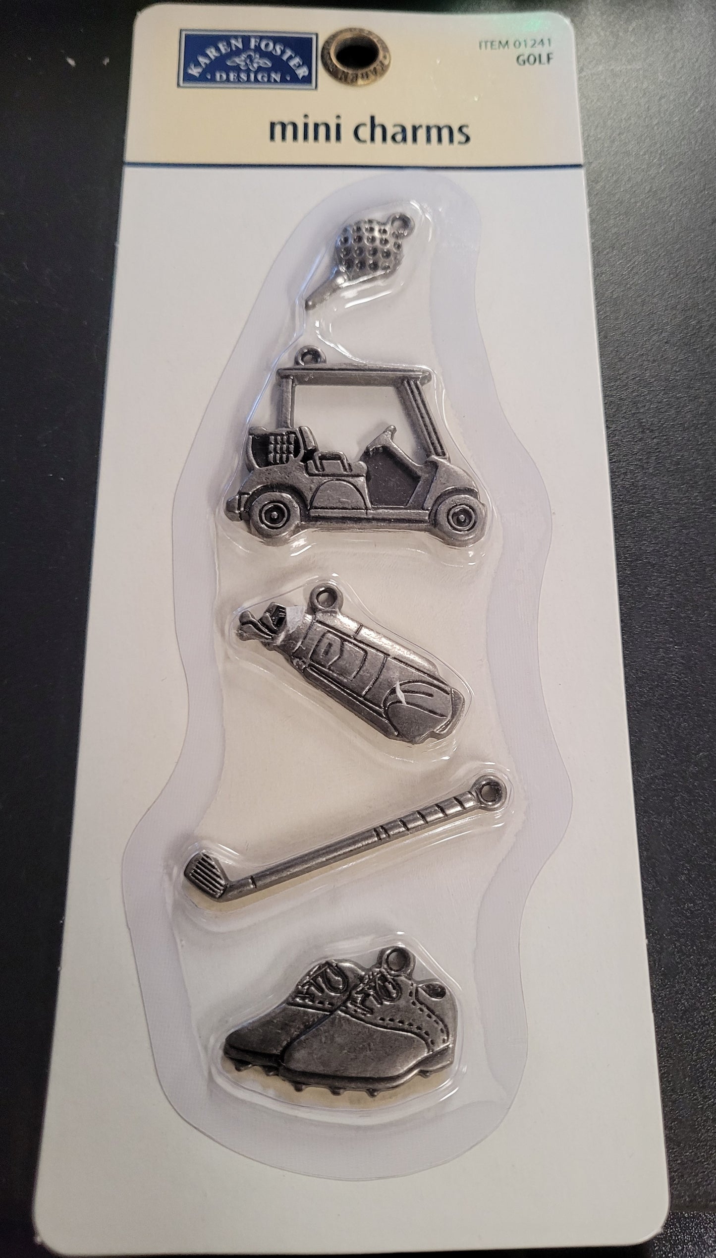 Karen Foster Mini Charms Golf Embellishments 01241
