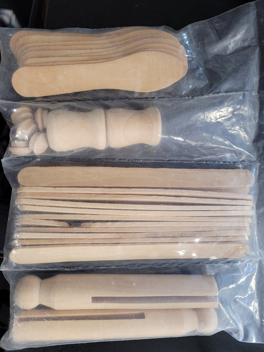 Wooden Craft Pieces