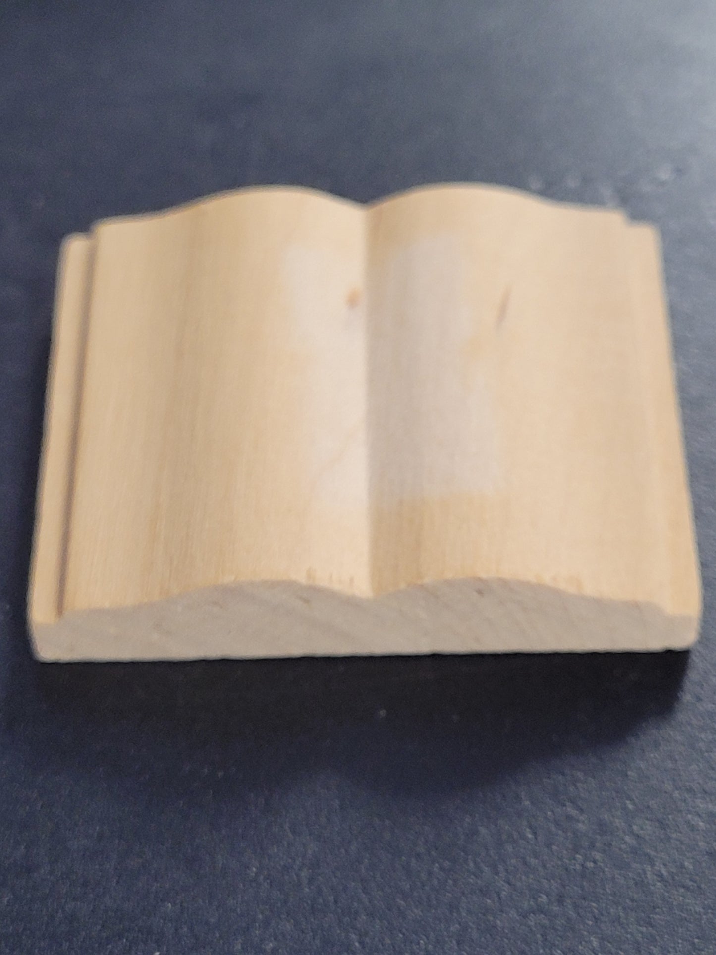 Wooden Open Books 1 1/2" x 1 1/4"