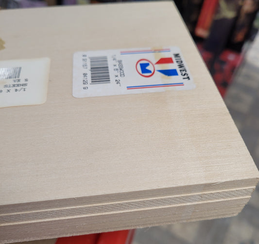 4129 Basswood 1/4" x 6" x 24"