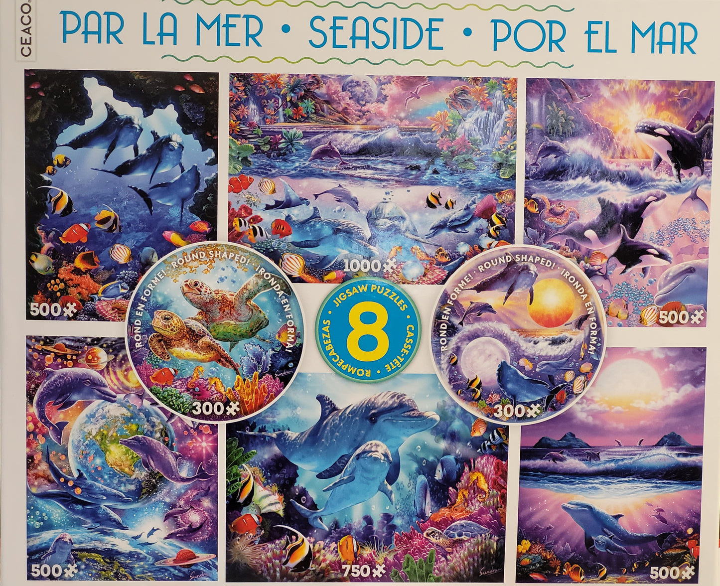 8 in 1 Puzzles Seaside 3723-03