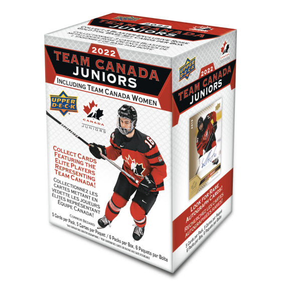 2022 Upper Deck Team Canada Jrs. Hockey Cards BLASTER