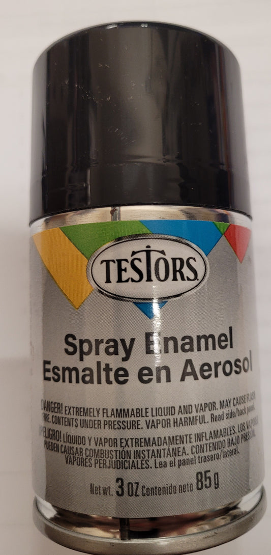 TESTORS® Enamel Sprays 1247C Gloss Black