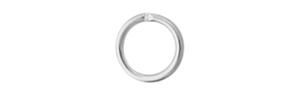 Jump Ring Round 6mmOD 19ga Silver LF/NF