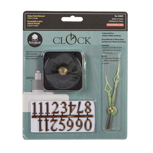 3 Piece Clock Kit - 3/8"