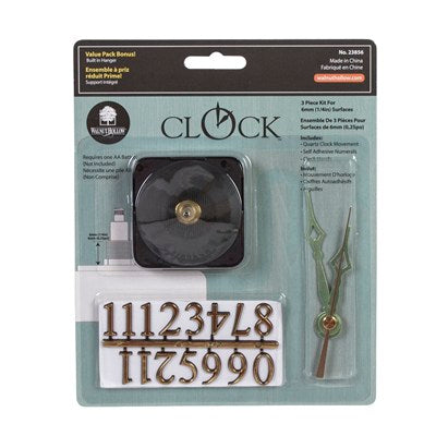3 Piece Clock Kit - 1/4"